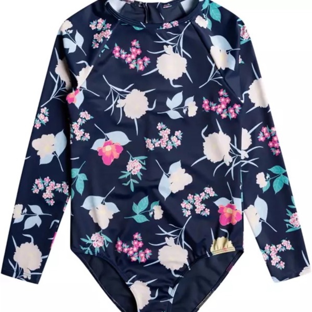 NWT Roxy One Piece Rashguard Swimsuit